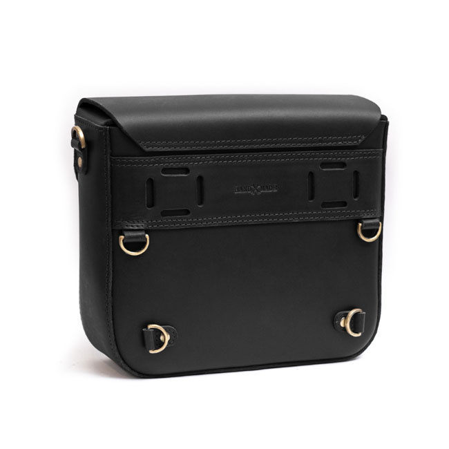 Trip Machine, 'Classic' Saddlebag. Black Universal Basic And Simple, T