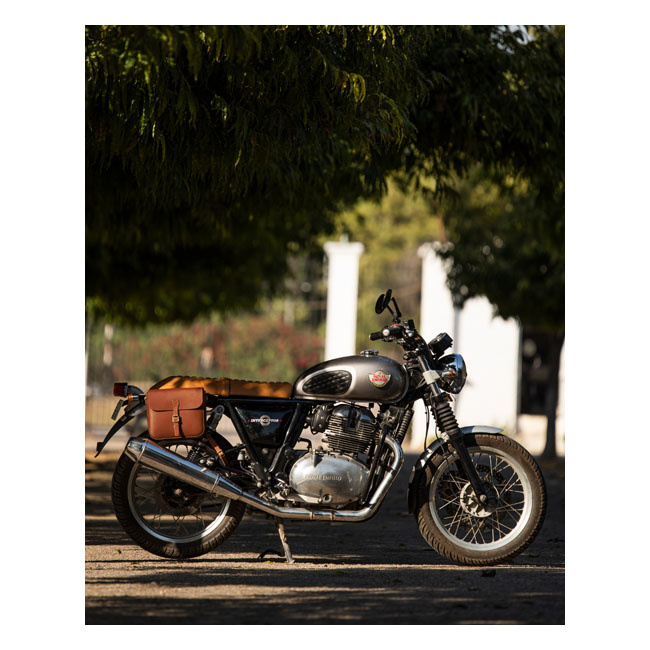 Trip Machine, 'Classic' Saddlebag. Cognac Brown Universal Basic And Si
