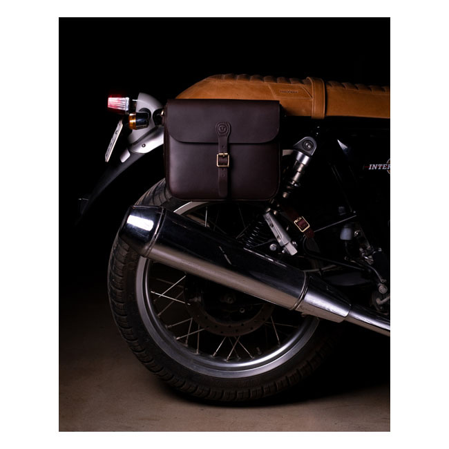 Trip Machine, 'Classic' Saddlebag. Caffeine Brown On Your Bike Or Shou