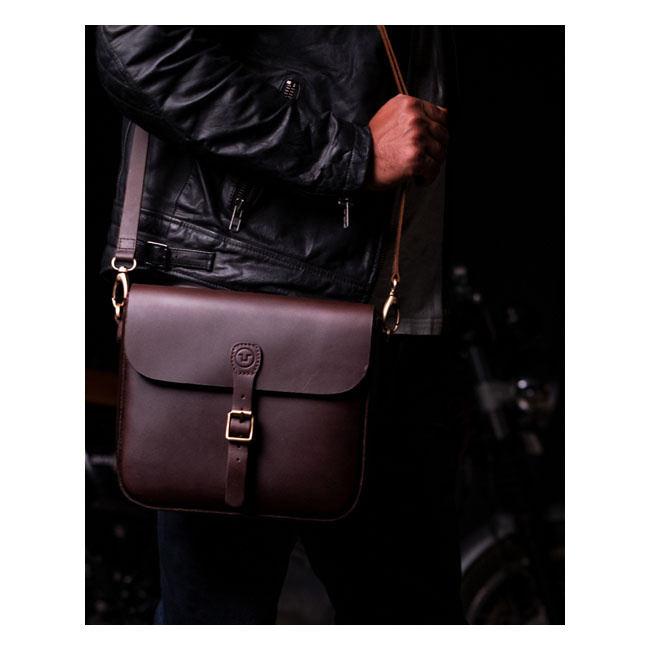 Trip Machine, 'Classic' Saddlebag. Caffeine Brown On Your Bike Or Shou