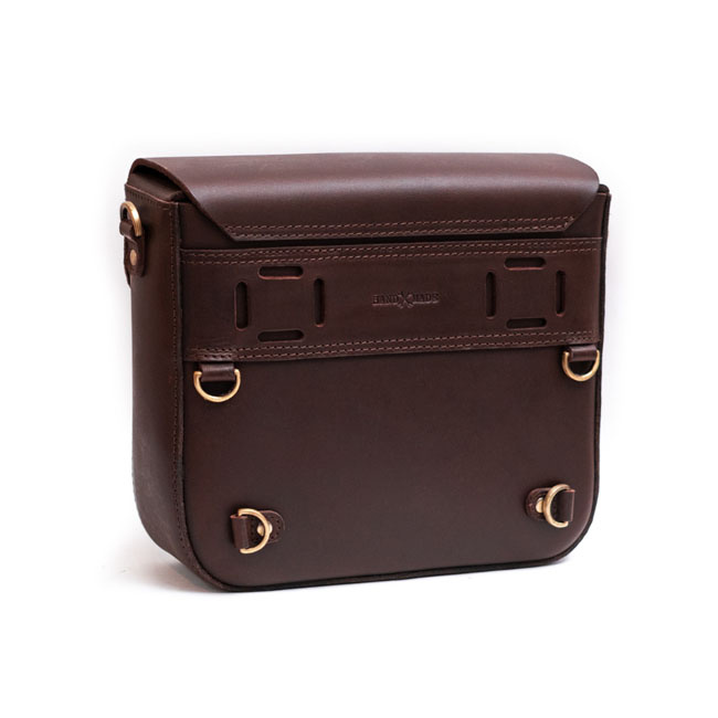 Trip Machine, 'Classic' Saddlebag. Caffeine Brown On Your Bike Or Shou