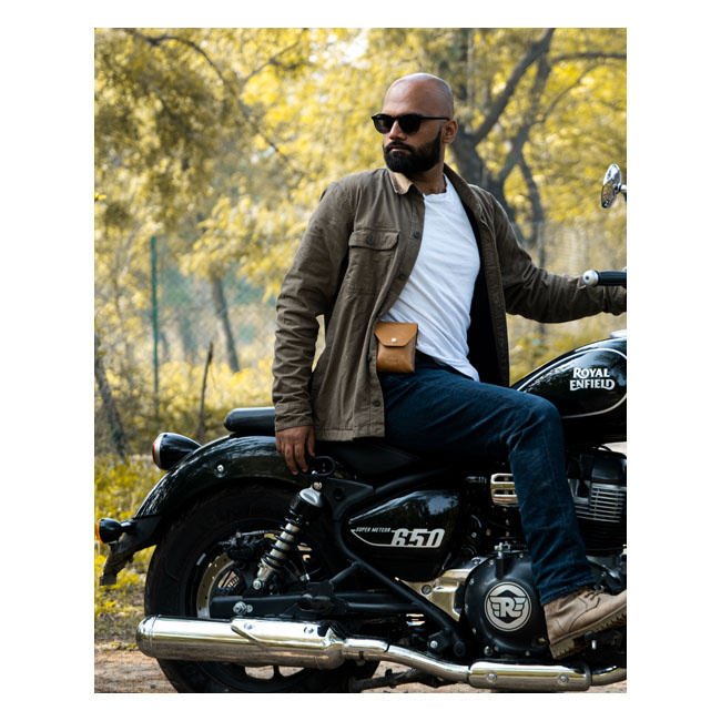 Trip Machine Trooper Helmet Bag Vintage Tan One Size Fits Most Helmets