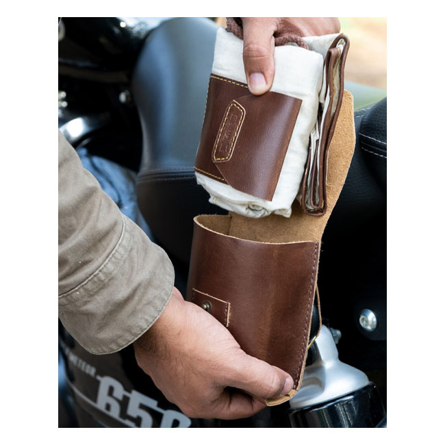 Trip Machine Trooper Helmet Bag Cognac One Size Fits Most Helmets The