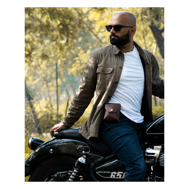 Trip Machine Trooper Helmet Bag Cognac One Size Fits Most Helmets The