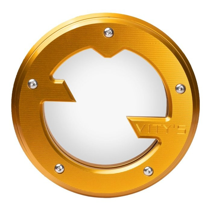 Vity''s Design, ''Massive'' derby cover. Gold 19-24 Softail, 2018 Soft