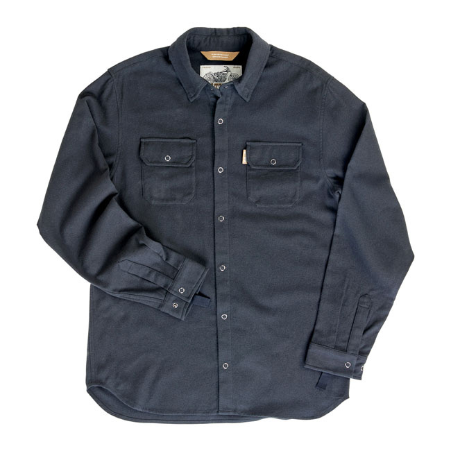 Biltwell Hi Test Flannel Shirt Black Size M