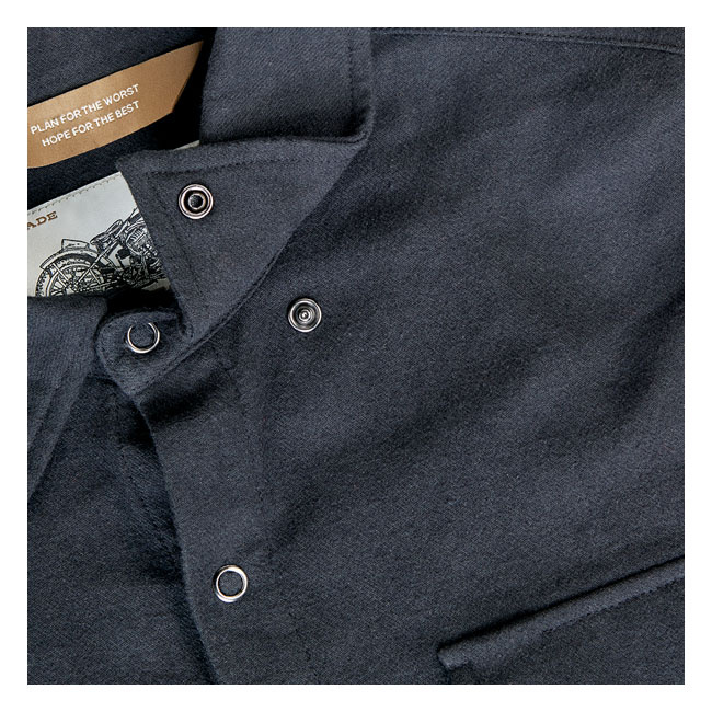Biltwell Hi Test Flannel Shirt Black Size M