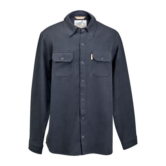Biltwell Hi Test Flannel Shirt Black Size 2XL