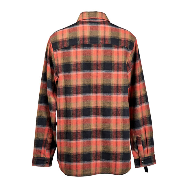 Biltwell Hi Test Flannel Shirt Rust Size S