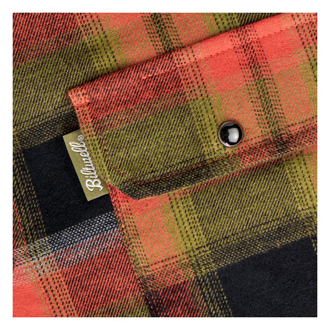 Biltwell Hi Test Flannel Shirt Rust Size S
