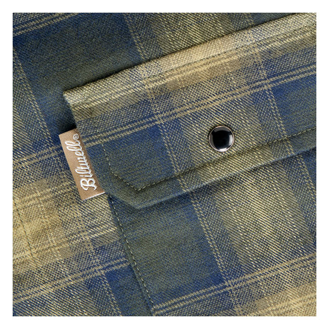 Biltwell Hi Test Flannel Shirt Moss Size S