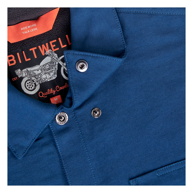 Biltwell El Dorado Shirt Jacket Navy Size M