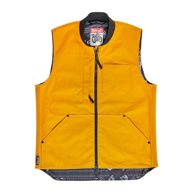 Biltwell 4 Speed Vest Gold Size L