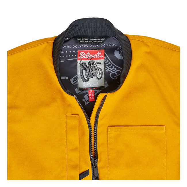 Biltwell 4 Speed Vest Gold Size L