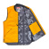 Biltwell 4 Speed Vest Gold Size XL Biltwell 4 Speed Vest Gold Size XL