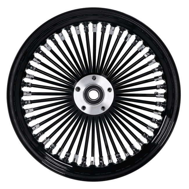 Mcs Radial 48 Fat Spoke Rear Wheel 3.50 X 16 Black 06-07 Dyna, 02-07 T