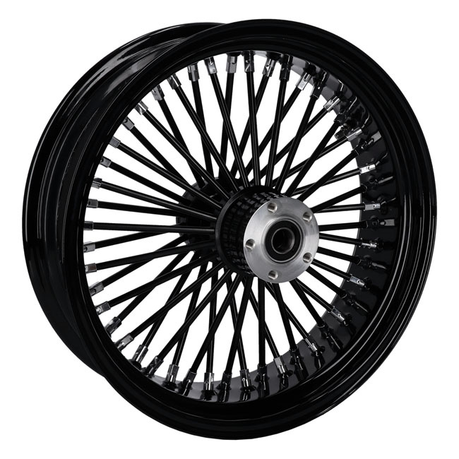 Mcs Radial 48 Fat Spoke Rear Wheel 5.50 X 18 Black 02-07 Touring, 02-0