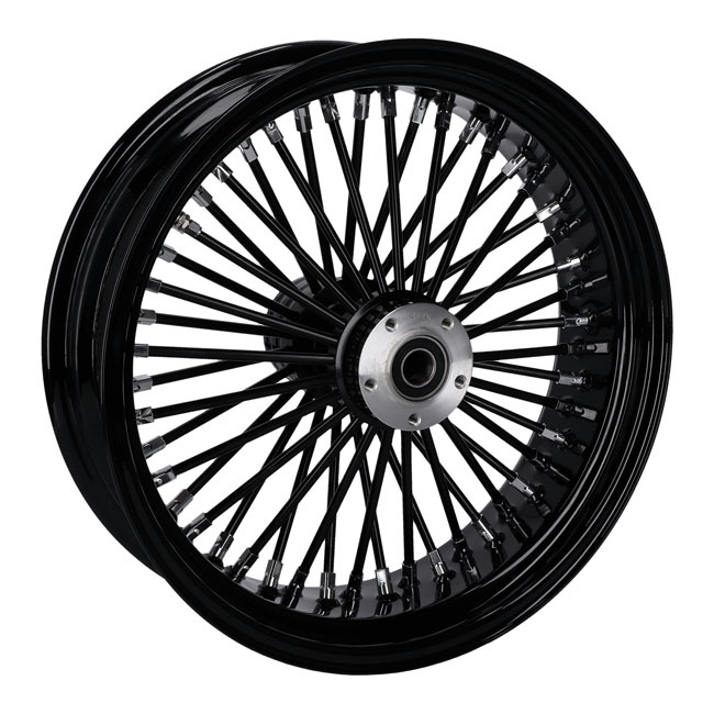 Mcs Radial 48 Fat Spoke Rear Wheel 5.50 X 18 Black 02-07 Touring, 02-0