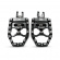 Burly, M8 MX Evolution foot pegs. Black Burly, M8 MX Evolution foot pegs. Black