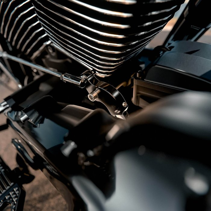 Kraus, M8 EZ-Shift ratio adapter. Black 18-25 Softail, 17-25 FLT