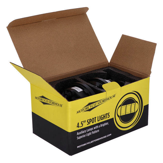 Bright LED spotlamp unit set. Black