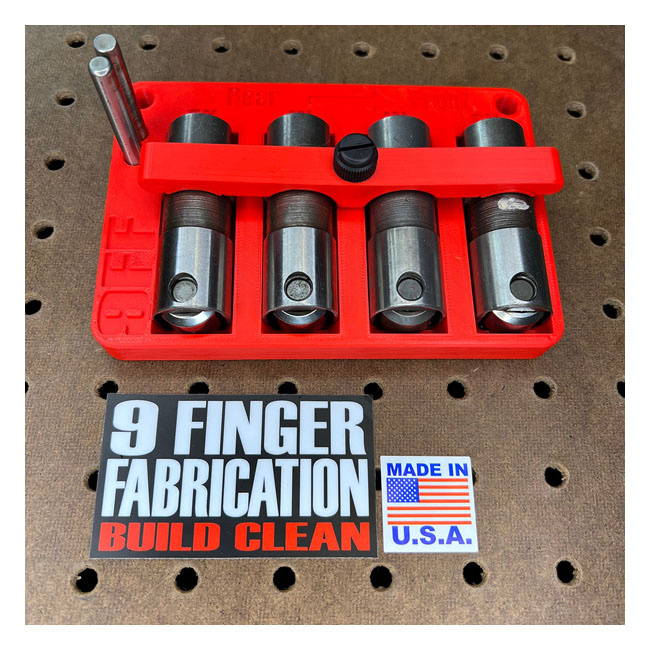 9Finger Fabrication, Lifter Organizer 99-17(Nu)Twin Cam, 17-24 M8, 00-