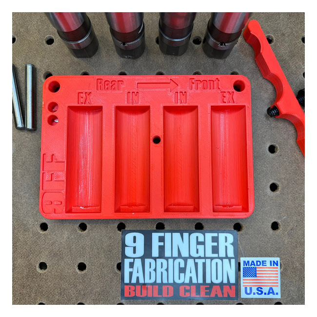 9Finger Fabrication, Lifter Organizer 99-17(Nu)Twin Cam, 17-24 M8, 00-