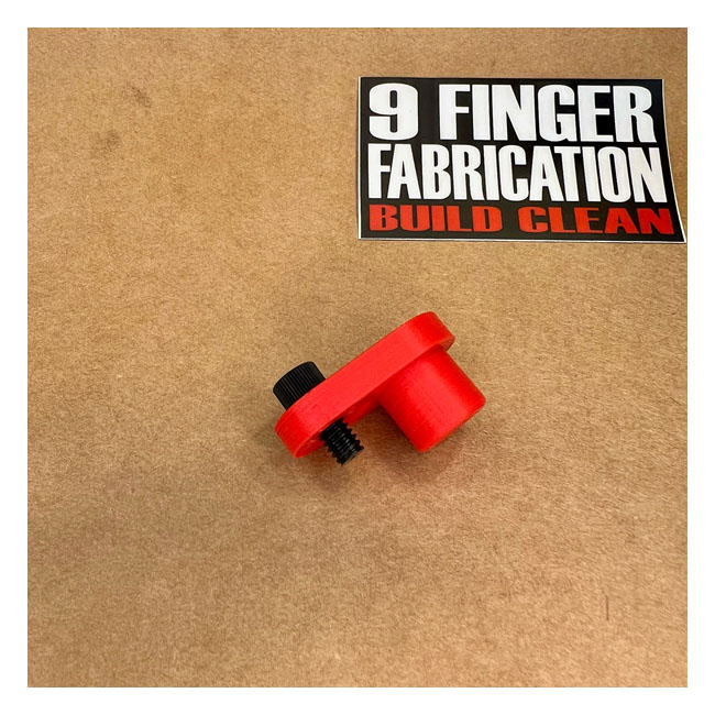 9Finger Fabrication, Ckp Sensor Hole Plug 01-17 Softail, 06-17 Dyna, 0