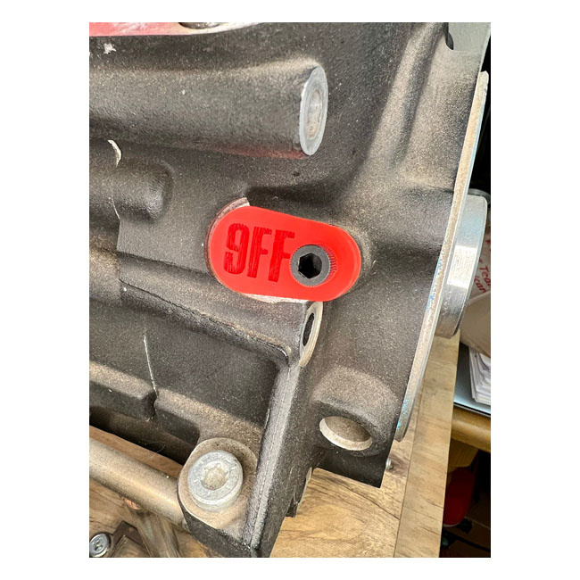 9Finger Fabrication, Ckp Sensor Hole Plug 01-17 Softail, 06-17 Dyna, 0