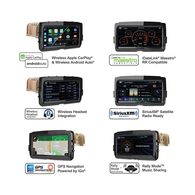 Soundstream, V2 Advanced Plug-N-Play Head Unit For Hd  14-24 Touring,