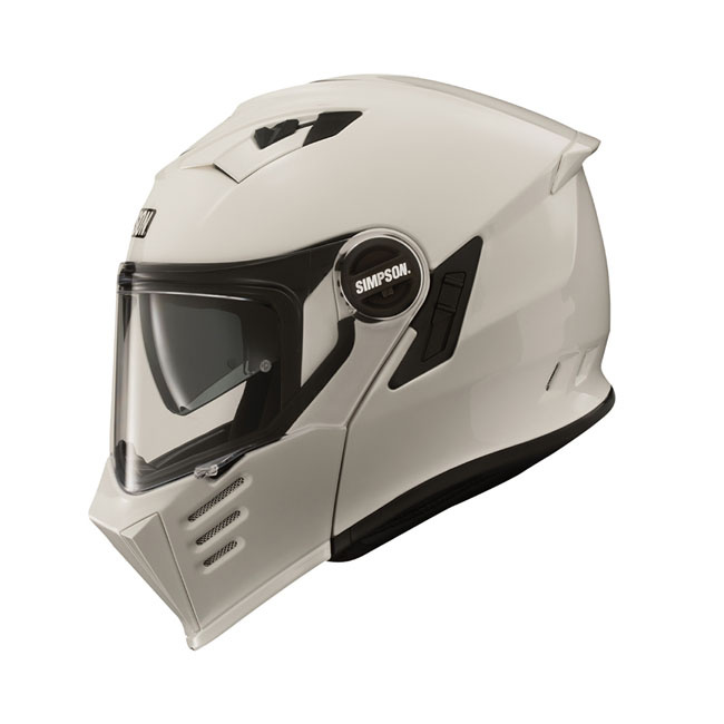Simpson Darksome Helmet White  Size Xl The Brand New Simpson Darksome