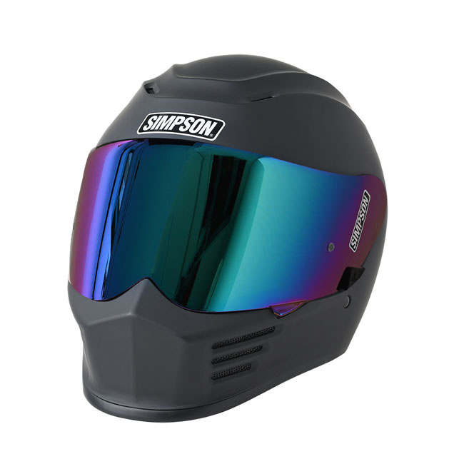 Simpson Speed Helmet Matt Black  Size Xs The Simpson Speed Designed Fo