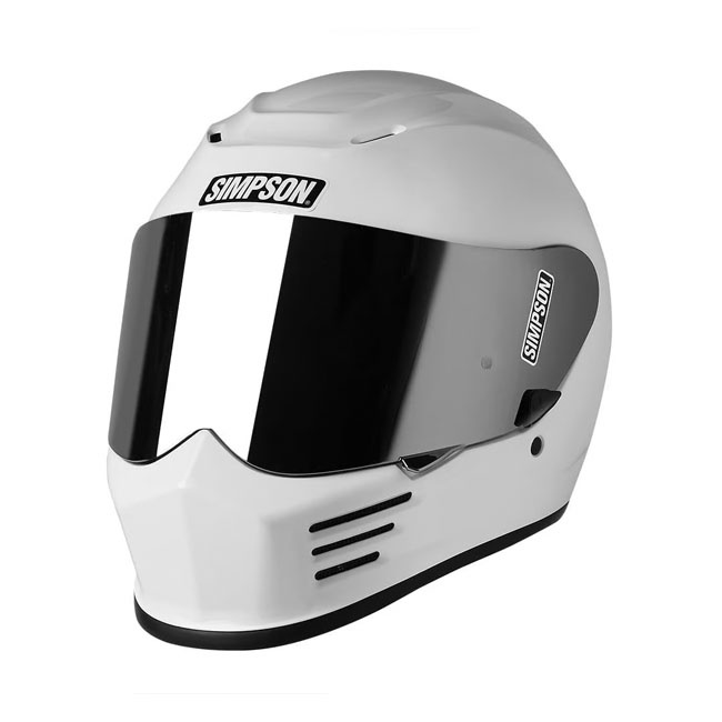 Simpson Speed Helmet White