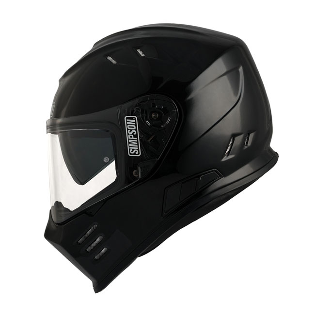 Simpson Venom Helmet Black Metal Size L The Simpson Venom Is A Full-Fa