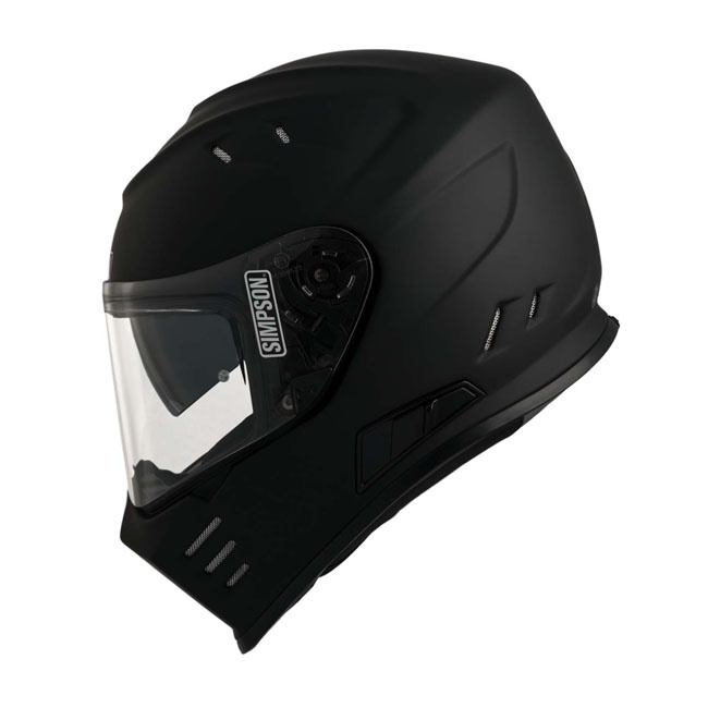 Simpson Venom Helmet Matt Black