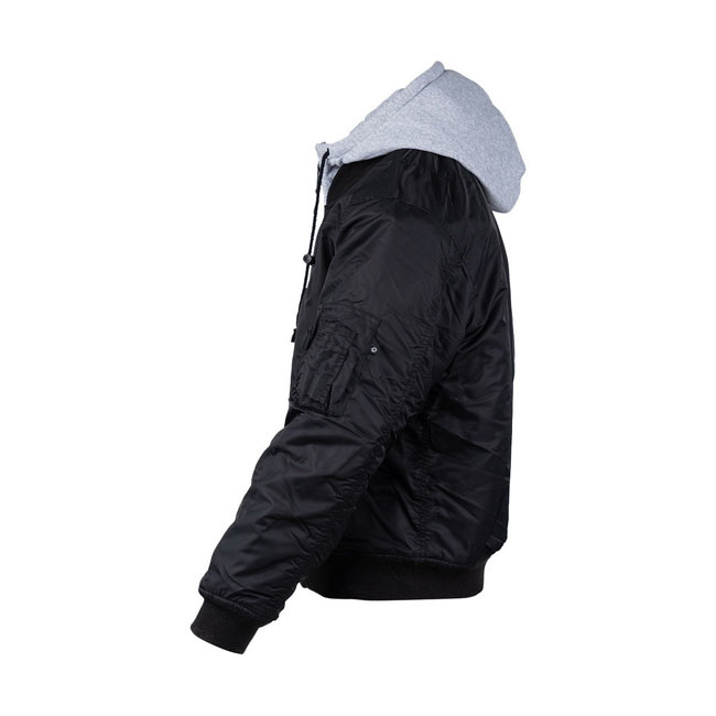 Ma-1 Hooded Bomber Jack Black Size 2Xl Introducing Our Stylish And Aut