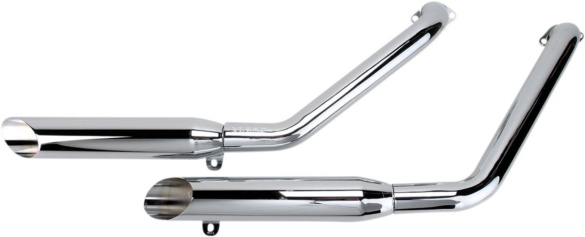 Cobra Exhaust System 2 Into 2 Slash Cut Tips Chromr Classic Slash Vt11