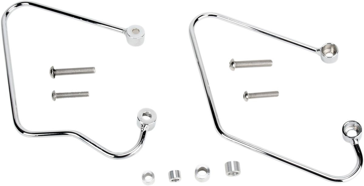 Cobra Saddlebag Support Brackets Chrome Saddlebag Supports Vtx