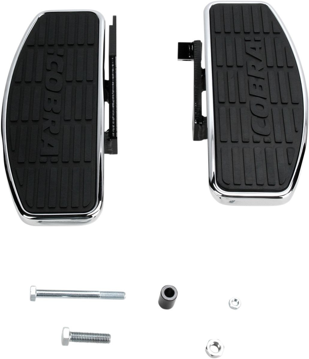 Cobra Classic Front Floorbord Kit Chrome Floorboards Vn800