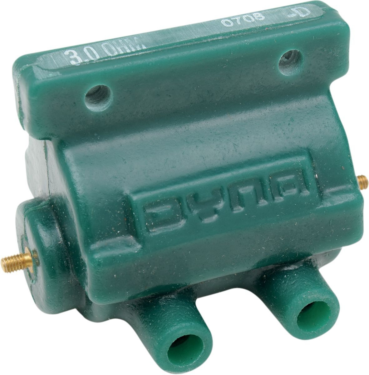 Dynatek-Harley Dynatek Dual-Plug Coil 3Ohm Green Coil-Dyna 3.Ohm Hd E.