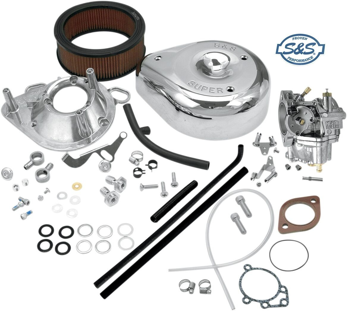 S&S Cycle Super E Carb Kit W/O Manifold S&Secarb W/O Manf 93-99