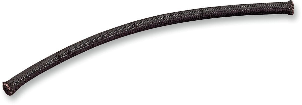 Drag Specialties Black Braided Hose 1/4