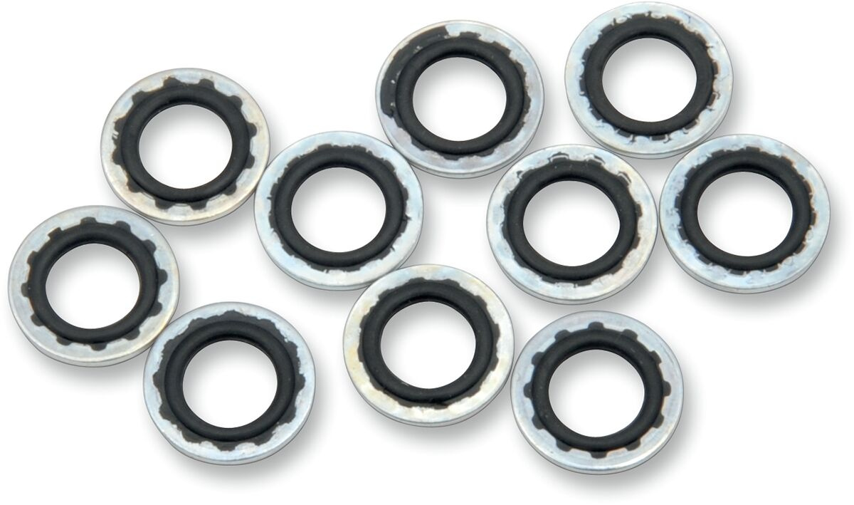 Drag Specialties Banjo Washer Steel/Rubber 3/8