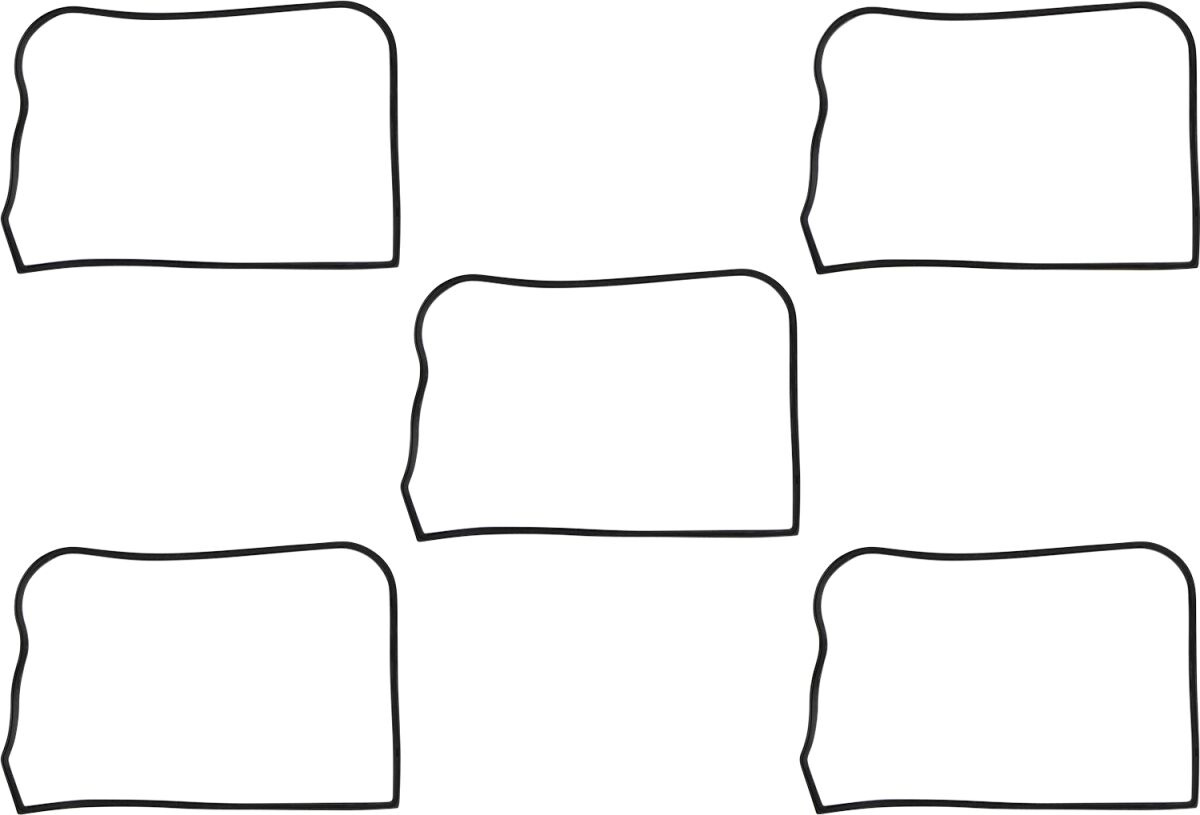 James Gasket Rocker Cover Upper Gasket 84-91Bt Uprkr Cvr Gsk Rub