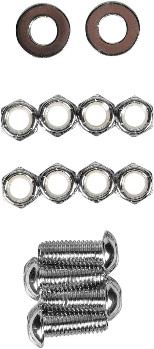 Drag Specialties Chrome Button-Style Socket-Head Allen Bolt Transmissi