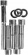 Drag Specialties Chrome Socket-Head Transmission Top Cover Bolt Kit Sm