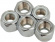 Drag Specialties Nylon Insert Nut 5/8-18 Chrome 5/8-18 Chr Nylon Nut