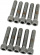 Drag Specialties Socket-Head Bolt 1/4-20X1.25 Knurled Chrome 1/4-20 X