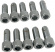 Drag Specialties Socket-Head Bolt 5/16-18X0.75 Knurled Chrome 5/16-18