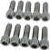 Drag Specialties Socket-Head Bolt 5/16-18X0.875 Knurled Chrome 5/16-18